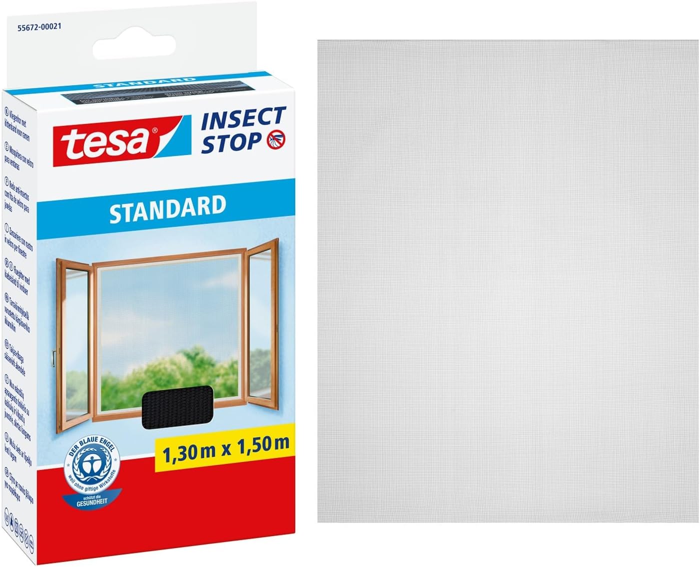 tesa Insect Stop Standard Fliegengitter für Fenster