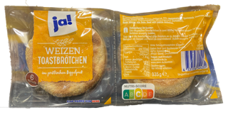 Weizentoastbrötchen - im praktischen Doppelpack